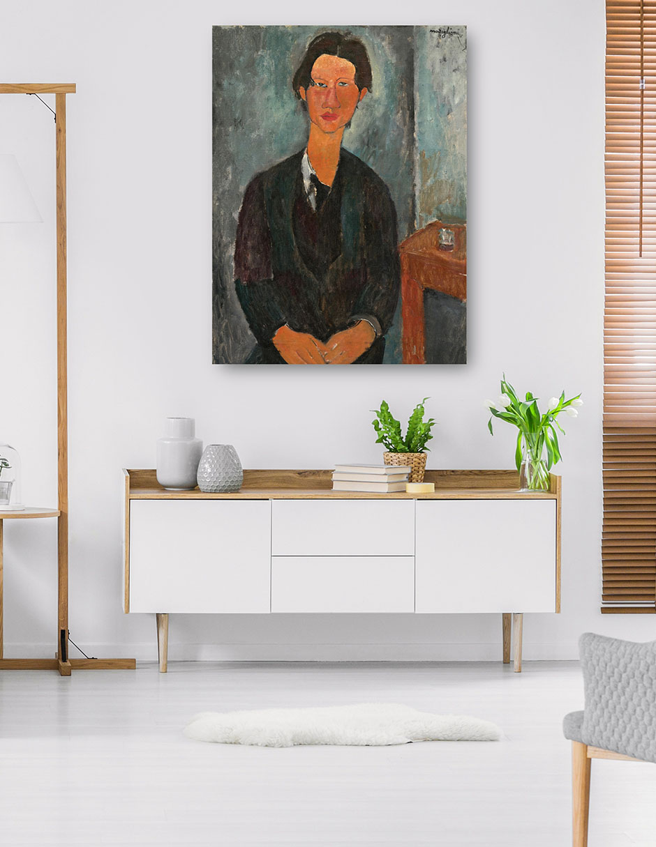 Foto 5 | Cuadro Decorativo - Chaim Soutine- Amedeo Modigliani - Fotografía - 28x36 - Impresión En Lienzo - Fine Art Tj