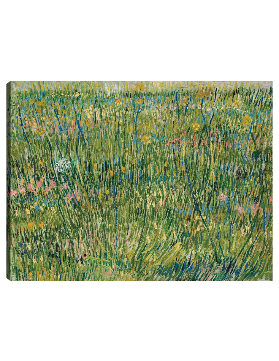 Foto 2 pulgar | Cuadro Decorativo - Parche De Hierba (1887)- Vincent Van Gogh - Religión - 28x36 - Impresión En Lienzo - Fine Art Tj