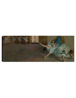 Foto 1 | Cuadro Decorativo - Antes Del Ballet (c.1890/1982)- Edgar Degas - Fotografía - 44x117 - Impresión En Lienzo - Fine Ar