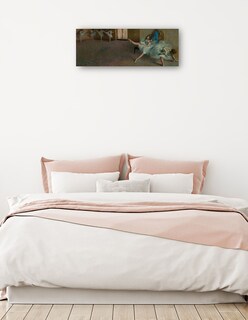 Foto 2 | Cuadro Decorativo - Antes Del Ballet (c.1890/1982)- Edgar Degas - Fotografía - 44x117 - Impresión En Lienzo - Fine Ar