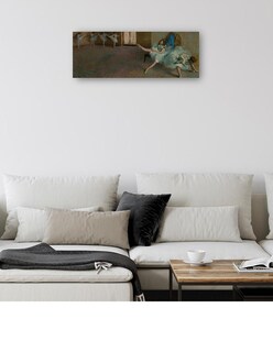 Foto 3 | Cuadro Decorativo - Antes Del Ballet (c.1890/1982)- Edgar Degas - Fotografía - 44x117 - Impresión En Lienzo - Fine Ar