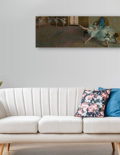 Foto 4 | Cuadro Decorativo - Antes Del Ballet (c.1890/1982)- Edgar Degas - Fotografía - 44x117 - Impresión En Lienzo - Fine Ar