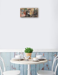 Foto 2 | Cuadro Decorativo - Café-concierto- Edgar Degas - Fotografía - 54x102 - Impresión En Lienzo - Fine Art Tj