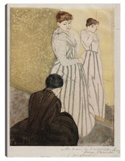 Foto 1 | Cuadro Decorativo - La Guarnición (1890-1891)- Mary Cassatt - Fotografía - 69x92 - Impresión En Lienzo - Fine Art Tj