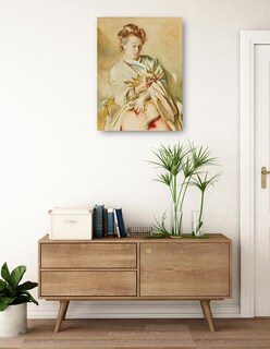 Foto 3 | Cuadro Decorativo - Flora Priestley (hacia 1907)- John Singer Sargent - Fotografía - 77x102 - Impresión En Lien