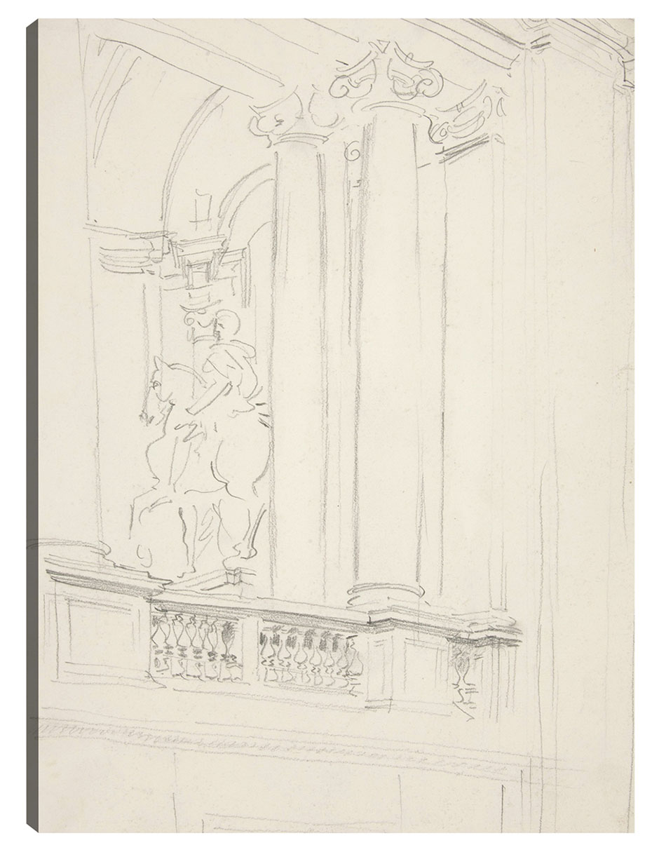 Foto 1 | Cuadro Decorativo - Interior (hacia 1906)- John Singer Sargent - Abstracto - 46x61 - Impresión En Lienzo - Fine Art Tj