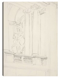 Foto 1 | Cuadro Decorativo - Interior (hacia 1906)- John Singer Sargent - Abstracto - 46x61 - Impresión En Lienzo - Fine Art Tj