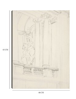 Foto 6 | Cuadro Decorativo - Interior (hacia 1906)- John Singer Sargent - Abstracto - 46x61 - Impresión En Lienzo - Fine Art Tj