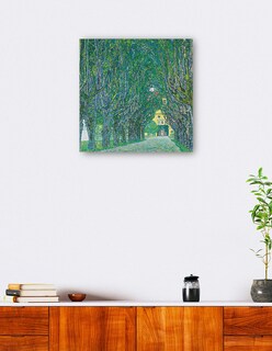 Foto 5 | Cuadro Decorativo - Avenida Al Castillo De Kammer (1912)- Gustav Klimt - Paisaje - 72x72 - Impresión En Lienzo - Fi