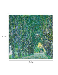 Foto 6 | Cuadro Decorativo - Avenida Al Castillo De Kammer (1912)- Gustav Klimt - Paisaje - 72x72 - Impresión En Lienzo - Fi