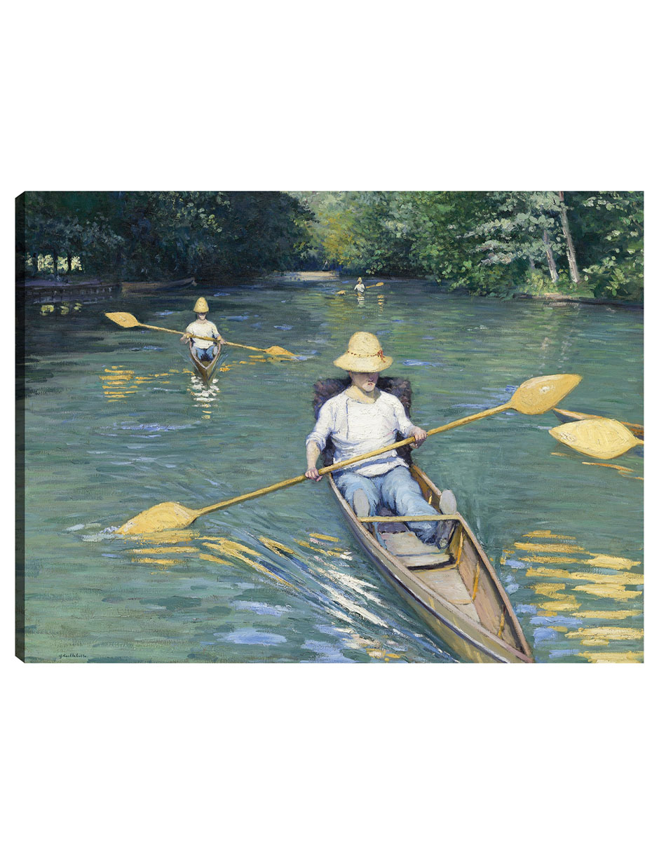 Foto 2 pulgar | Cuadro Decorativo - Esquifes (1877)- Gustave Caillebotte - Religión - 28x36 - Impresión En Lienzo - Fine Art Tj