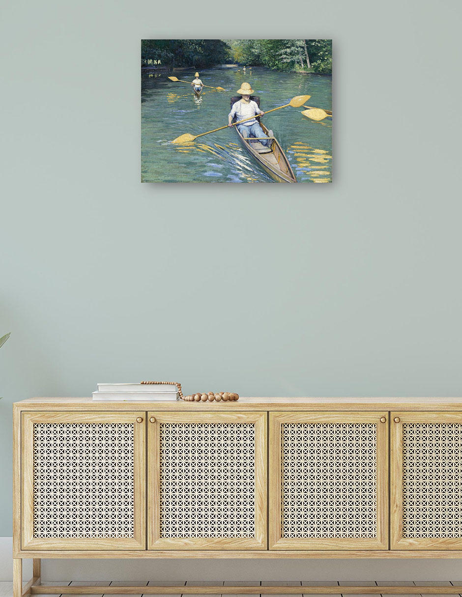 Foto 5 pulgar | Cuadro Decorativo - Esquifes (1877)- Gustave Caillebotte - Religión - 28x36 - Impresión En Lienzo - Fine Art Tj