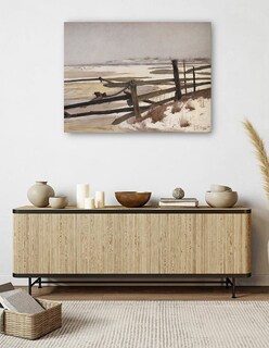 Foto 5 | Cuadro Decorativo - Deshielo (1901)- Laurits Andersen Ring - Religión - 46x61 - Impresión En Lienzo - Fine Art Tj
