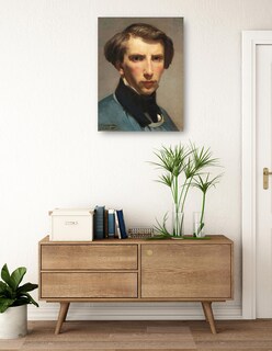 Foto 3 | Cuadro Decorativo - Auto Retrato William Bouguereau- William Bouguereau - Fotografía - 69x92 - Impresión En Li
