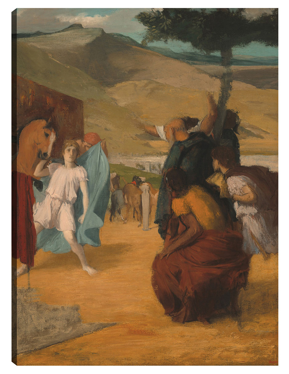 Foto 1 | Cuadro Decorativo - Alejandro Y Bucéfalo- Edgar Degas - Fotografía - 28x36 - Impresión En Lienzo - Fine Art Tj