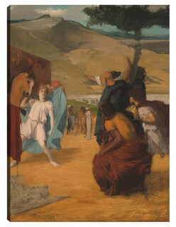 Foto 1 | Cuadro Decorativo - Alejandro Y Bucéfalo- Edgar Degas - Fotografía - 28x36 - Impresión En Lienzo - Fine Art Tj