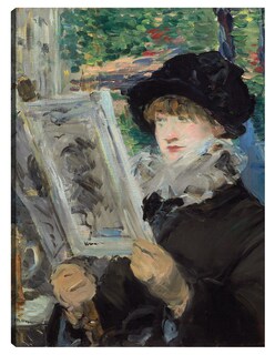 Foto 1 | Cuadro Decorativo - Mujer Leyendo- Edouard Manet - Fotografía - 77x102 - Impresión En Lienzo - Fine Art Tj