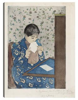 Foto 1 | Cuadro Decorativo - La Carta (1890-1891)- Mary Cassatt - Fotografía - 28x36 - Impresión En Lienzo - Fine Art Tj