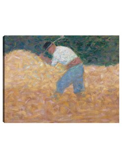 Foto 1 | Cuadro Decorativo - El Rompepiedras (c. 1882)- Georges Seurat - Fotografía - 69x92 - Impresión En Lienzo - Fine Art Tj
