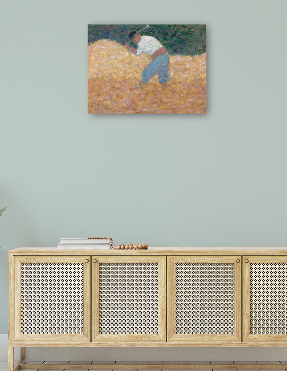 Foto 5 pulgar | Cuadro Decorativo - El Rompepiedras (c. 1882)- Georges Seurat - Fotografía - 69x92 - Impresión En Lienzo - Fine Art Tj