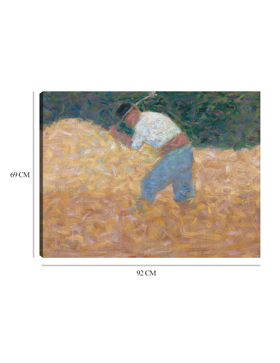 Foto 7 pulgar | Cuadro Decorativo - El Rompepiedras (c. 1882)- Georges Seurat - Fotografía - 69x92 - Impresión En Lienzo - Fine Art Tj