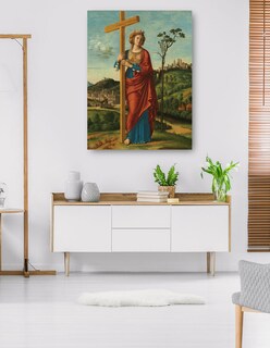 Foto 5 | Cuadro Decorativo - Santa Elena- Cima Da Conegliano - Religión - 46x61 - Impresión En Lienzo - Fine Art Tj