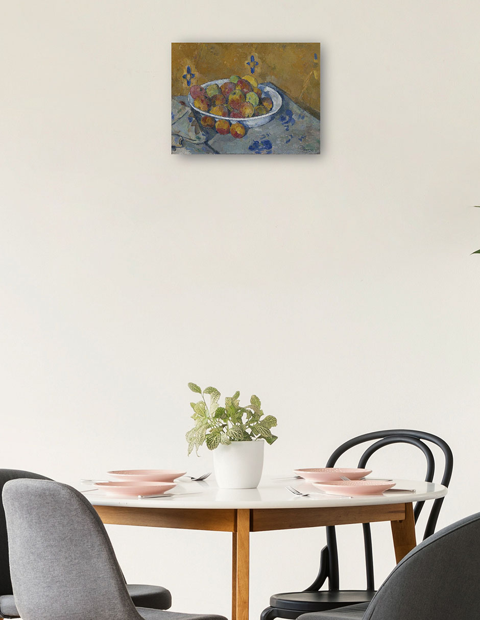 Foto 2 | Cuadro Decorativo - El Plato De Manzanas (c. 1877)- Paul Cézanne - Religión - 46x61 - Impresión En Lienzo - Fine Art T