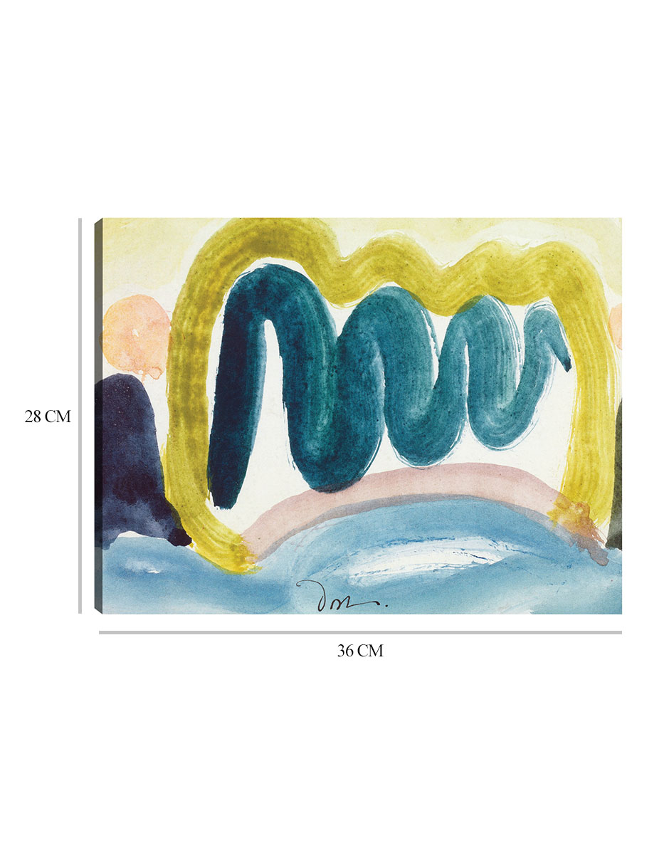 Foto 7 pulgar | Cuadro Decorativo - Estanque A La Luz Del Sol (1935)- Arthur Dove - Religión - 28x36 - Impresión En Lienzo - Fine Art