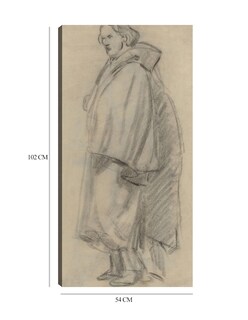 Foto 6 | Cuadro Decorativo - Hombre Con Capa (verso) (1852-1858)- Edouard Manet - Fotografía - 54x102 - Impresión En Li