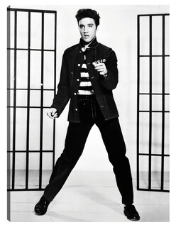 Foto 1 | Cuadro Decorativo - Elvis Presley En Jailhouse Rock- Unknown - Fotografía - 46x61 - Impresión En Lienzo - Fine Art Tj