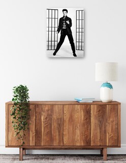 Foto 2 | Cuadro Decorativo - Elvis Presley En Jailhouse Rock- Unknown - Fotografía - 46x61 - Impresión En Lienzo - Fine Art Tj