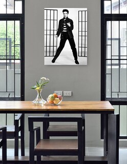 Foto 4 | Cuadro Decorativo - Elvis Presley En Jailhouse Rock- Unknown - Fotografía - 46x61 - Impresión En Lienzo - Fine Art Tj