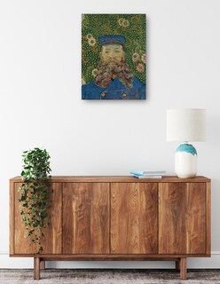 Foto 2 | Cuadro Decorativo - Retrato De José Roulin (1889)- Vincent Van Gogh - Fotografía - 28x36 - Impresión En Lienzo -