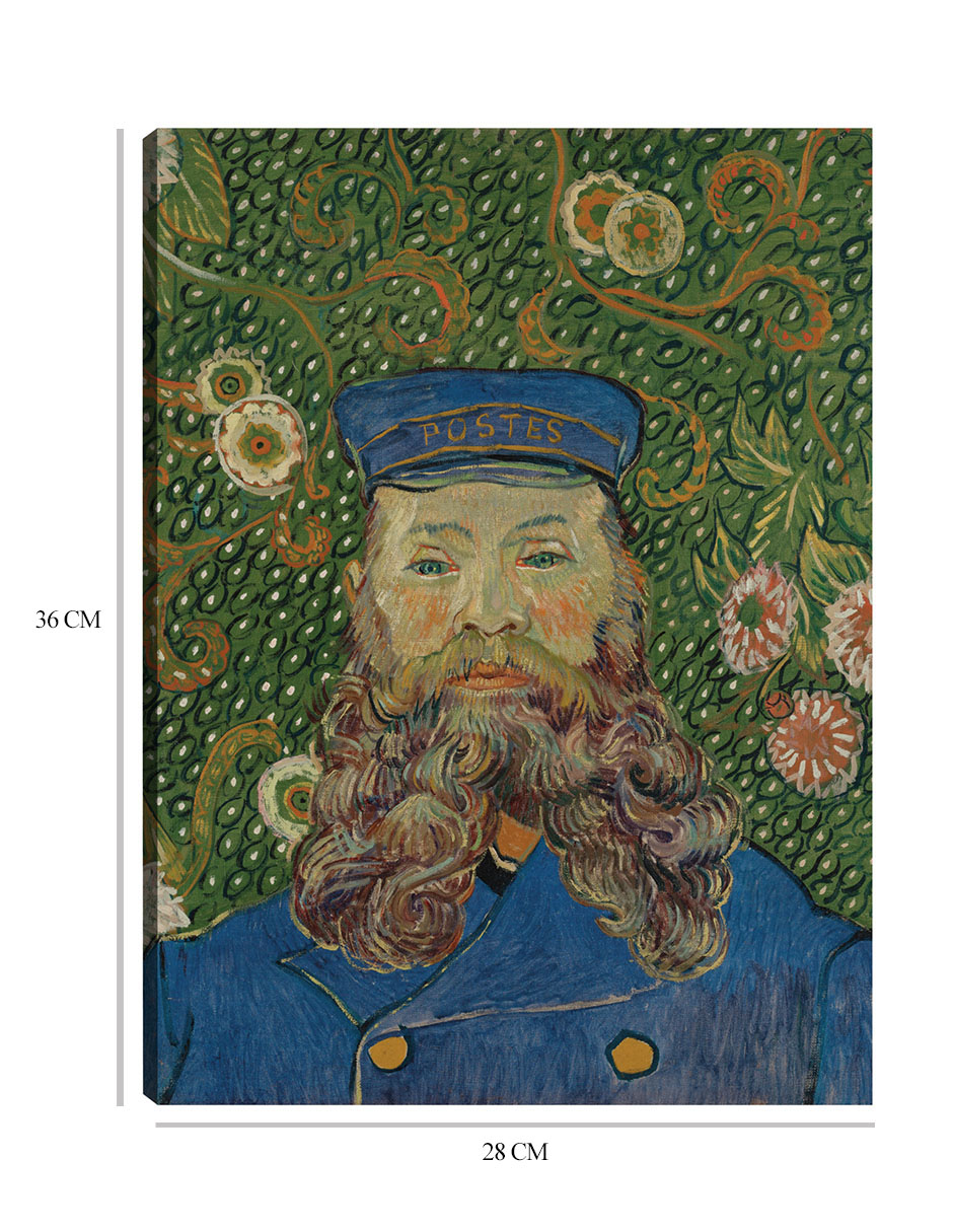 Foto 7 pulgar | Cuadro Decorativo - Retrato De José Roulin (1889)- Vincent Van Gogh - Fotografía - 28x36 - Impresión En Lienzo -