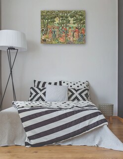 Foto 3 | Cuadro Decorativo - Paisaje Con Figuras, 1921- Maurice Prendergast - Paisaje - 69x92 - Impresión En Lienzo - Fine Art T