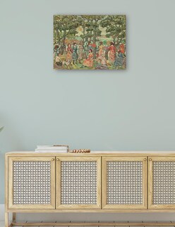 Foto 4 | Cuadro Decorativo - Paisaje Con Figuras, 1921- Maurice Prendergast - Paisaje - 69x92 - Impresión En Lienzo - Fine Art T