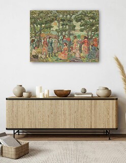 Foto 5 | Cuadro Decorativo - Paisaje Con Figuras, 1921- Maurice Prendergast - Paisaje - 69x92 - Impresión En Lienzo - Fine Art T