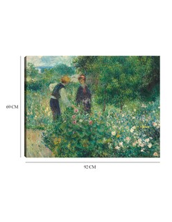 Foto 6 | Cuadro Decorativo - Recogiendo Flores- Pierre-auguste Renoir - Religión - 69x92 - Impresión En Lienzo - Fine Art Tj