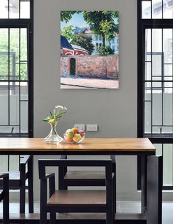 Foto 4 | Cuadro Decorativo - Casas De Argenteuil (1883)- Gustave Caillebotte - Abstracto - 69x92 - Impresión En Lienzo - Fine