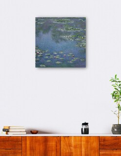 Foto 5 | Cuadro Decorativo - Lirios De Agua (1906)- Claude Monet - Paisaje - 89x89 - Impresión En Lienzo - Fine Art Tj