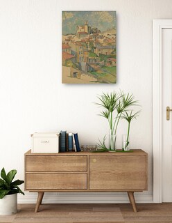 Foto 3 | Cuadro Decorativo - Jardín- Paul Cezanne - Ciudades - 69x92 - Impresión En Lienzo - Fine Art Tj
