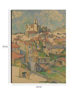 Foto 6 | Cuadro Decorativo - Jardín- Paul Cezanne - Ciudades - 69x92 - Impresión En Lienzo - Fine Art Tj