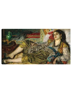 Foto 1 | Cuadro Decorativo - Odalisca- Pierre-auguste Renoir - Fotografía - 64x122 - Impresión En Lienzo - Fine Art Tj