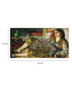 Foto 6 | Cuadro Decorativo - Odalisca- Pierre-auguste Renoir - Fotografía - 64x122 - Impresión En Lienzo - Fine Art Tj