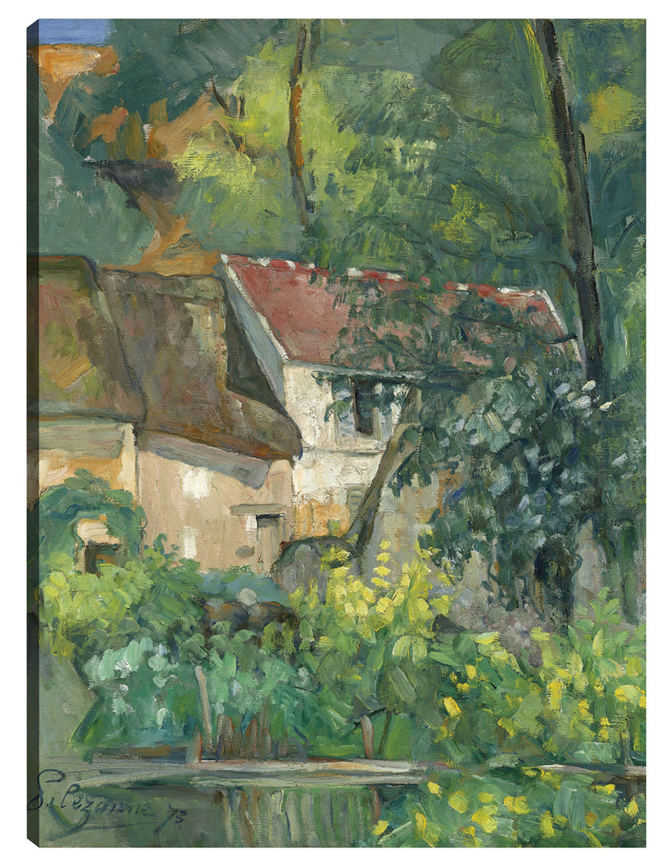 Foto 1 | Cuadro Decorativo - Casa Del Padre Lacroix (1873)- Paul Cézanne - Paisaje - 69x92 - Impresión En Lienzo - Fine Art Tj