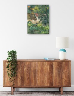 Foto 2 | Cuadro Decorativo - Casa Del Padre Lacroix (1873)- Paul Cézanne - Paisaje - 69x92 - Impresión En Lienzo - Fine Art Tj