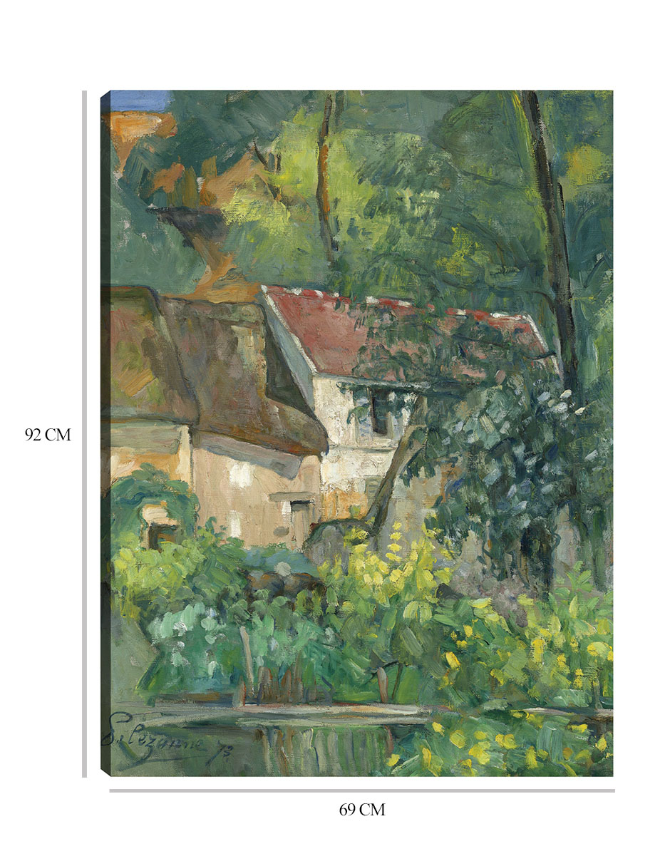 Foto 6 | Cuadro Decorativo - Casa Del Padre Lacroix (1873)- Paul Cézanne - Paisaje - 69x92 - Impresión En Lienzo - Fine Art Tj