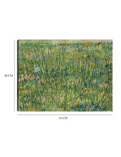 Foto 6 | Cuadro Decorativo - Parche De Hierba (1887)- Vincent Van Gogh - Religión - 46x61 - Impresión En Lienzo - Fine Art Tj