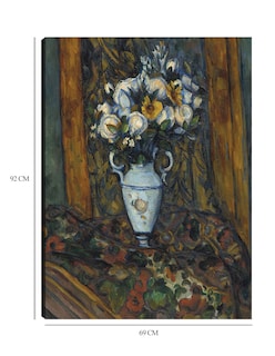 Foto 6 | Cuadro Decorativo - Jarrón De Flores (1900-1903)- Paul Cézanne - Floral - 69x92 - Impresión En Lienzo - Fine Art Tj