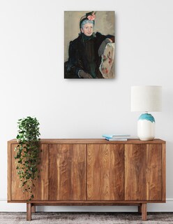 Foto 2 | Cuadro Decorativo - Retrato De Una Anciana- Mary Cassatt - Fotografía - 77x102 - Impresión En Lienzo - Fine Art Tj